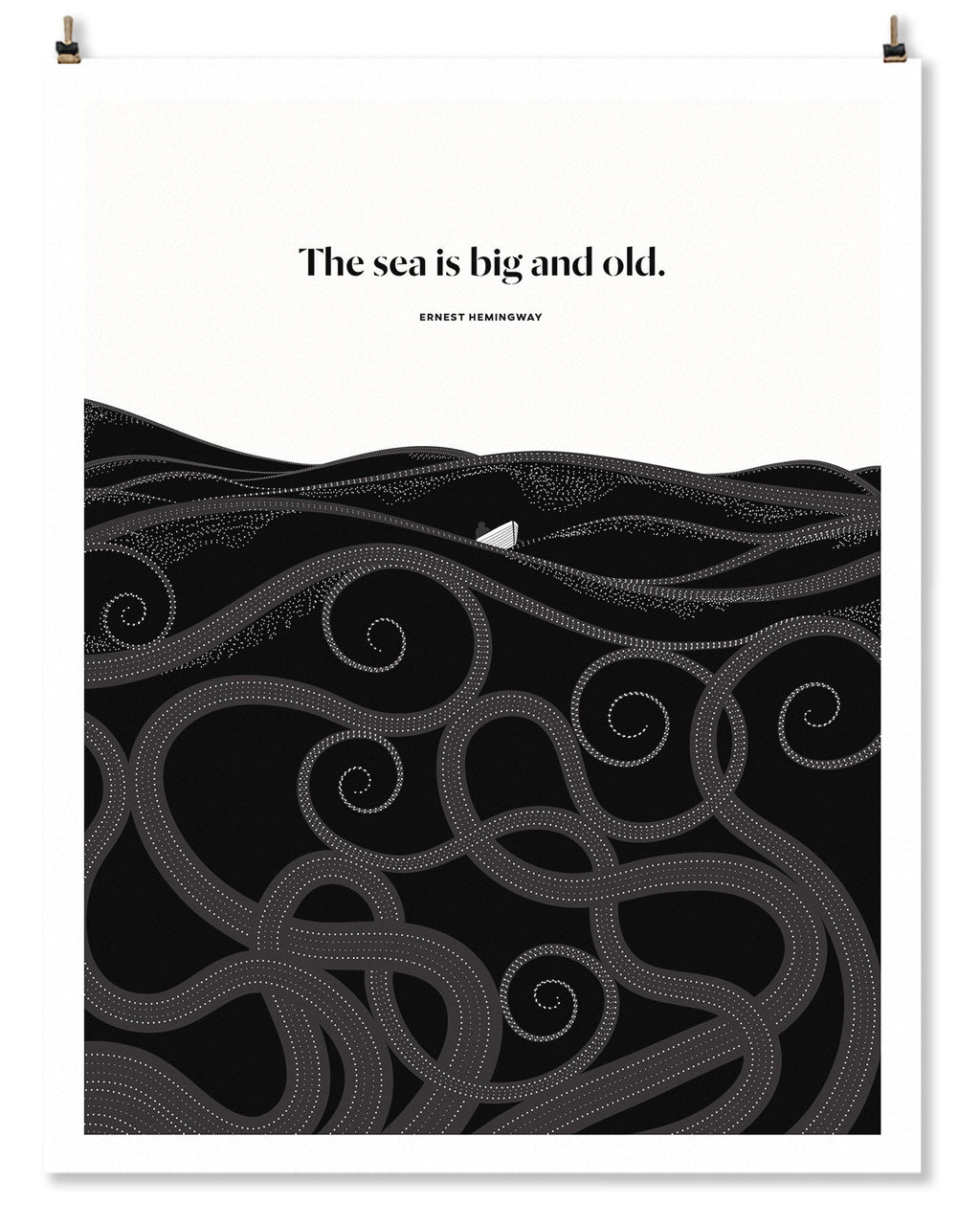 Ernest Hemingway Print