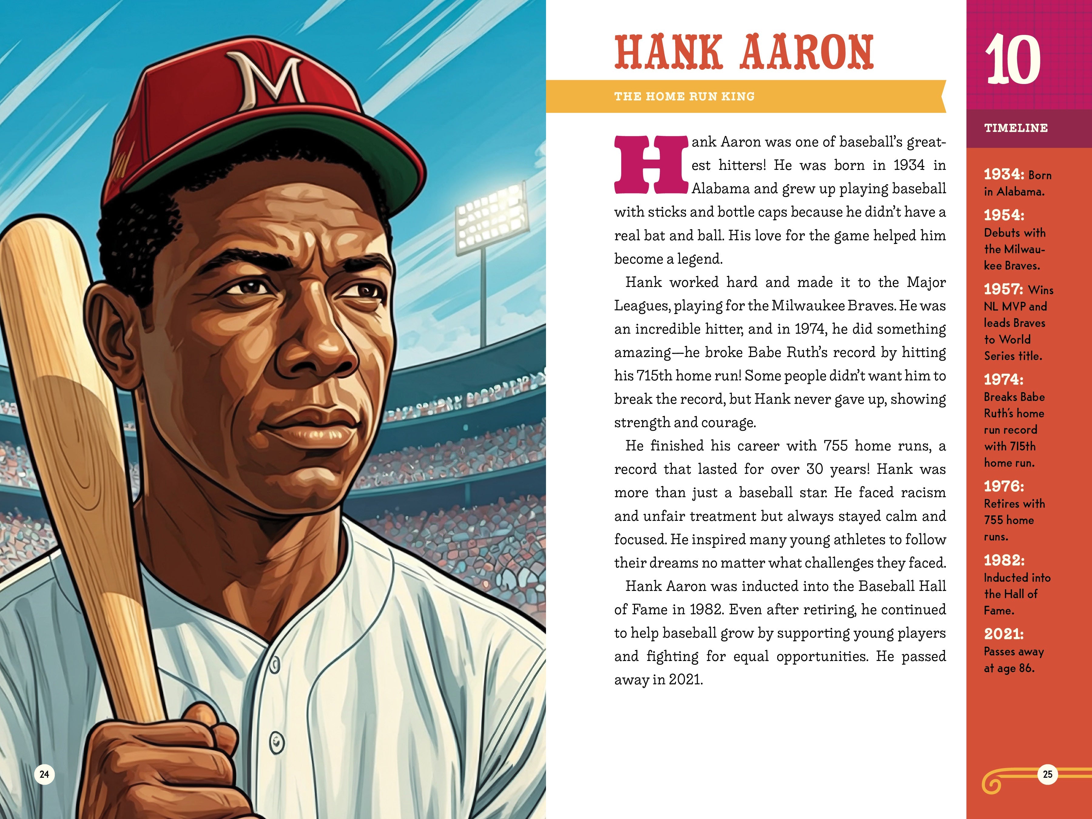 Inspiring Stories from Baseball: 30 Biographies of Baseball Legends, Past and Present