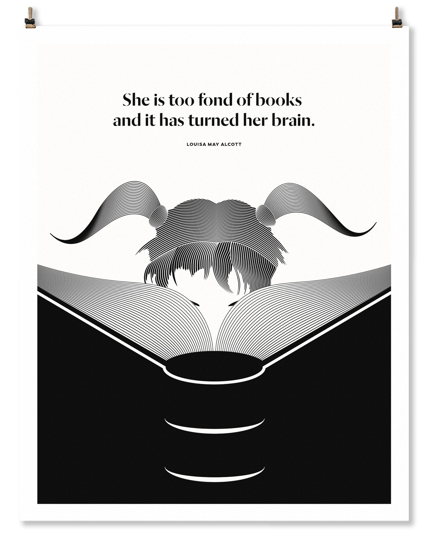 Louisa May Alcott Print