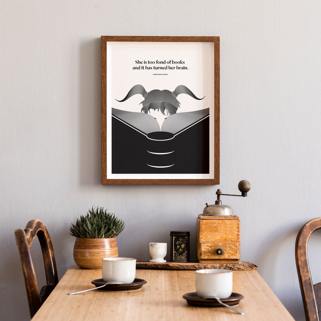 Louisa May Alcott Print
