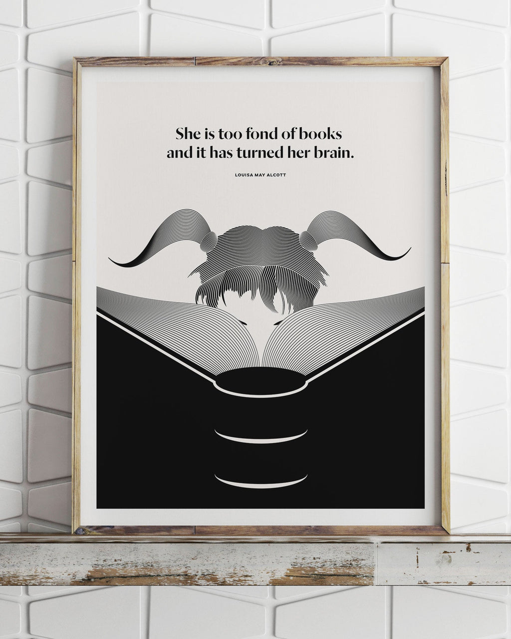 Louisa May Alcott Print