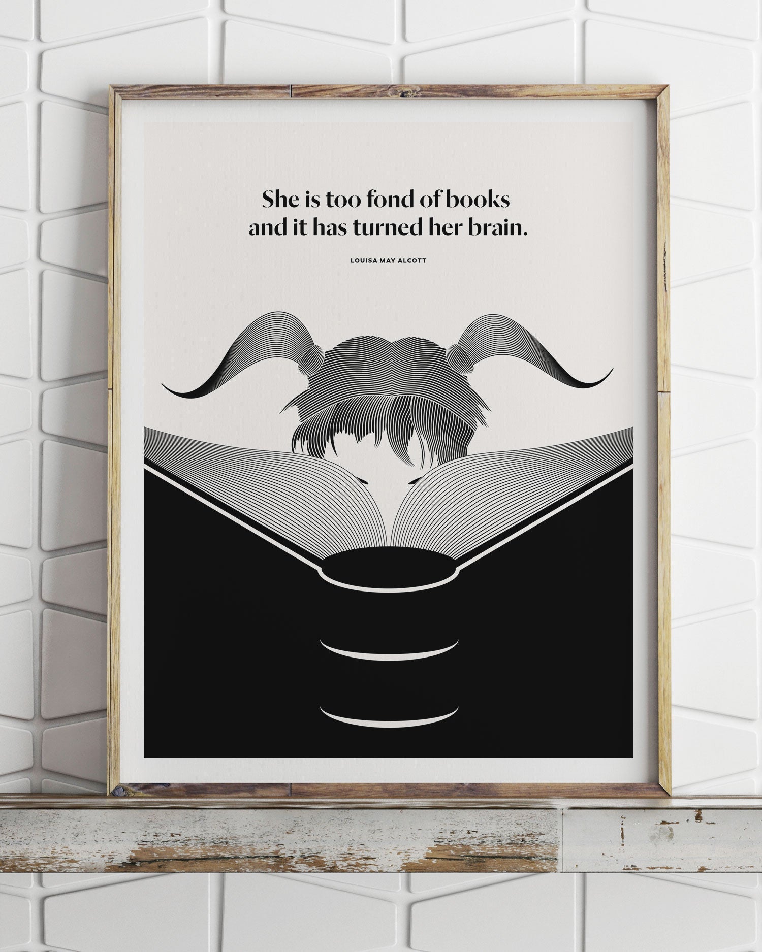 Louisa May Alcott Print