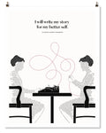 Elizabeth Barrett Browning Print