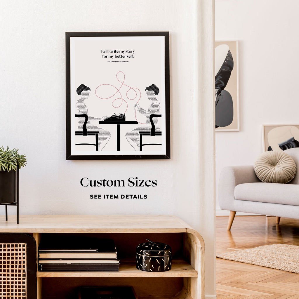 Elizabeth Barrett Browning Print