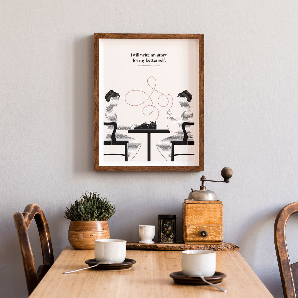Elizabeth Barrett Browning Print