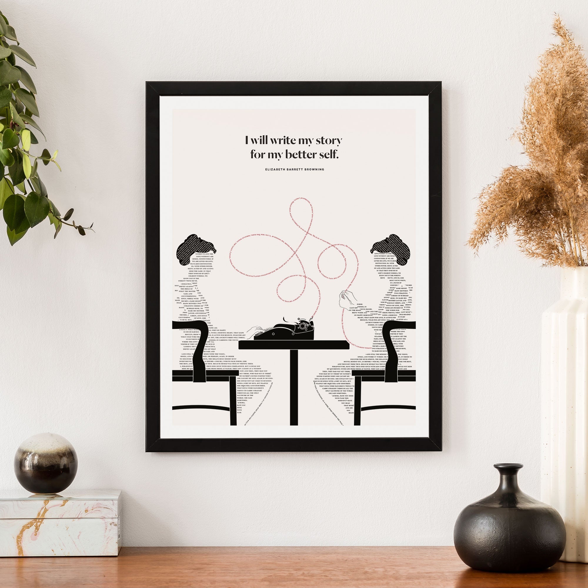 Elizabeth Barrett Browning Print