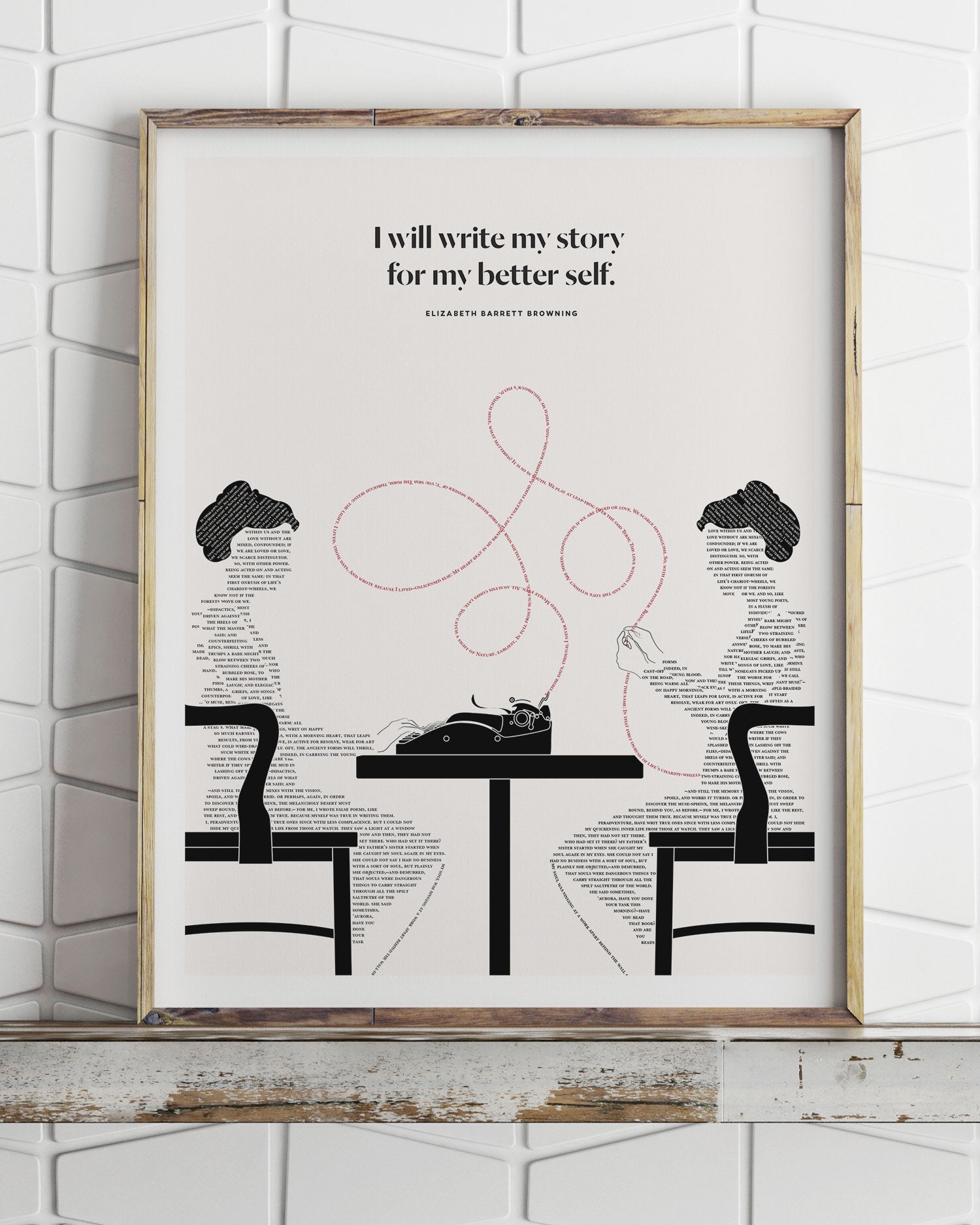 Elizabeth Barrett Browning Print