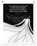 Edna St. Vincent Millay Print